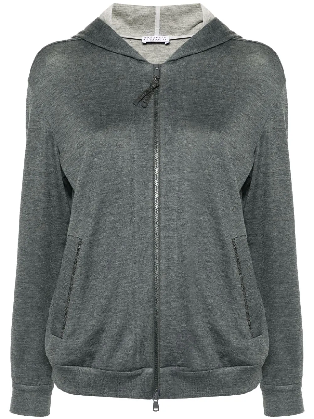 COTTON AND SILK BLEND HOODIE sold by Lord & Taylor