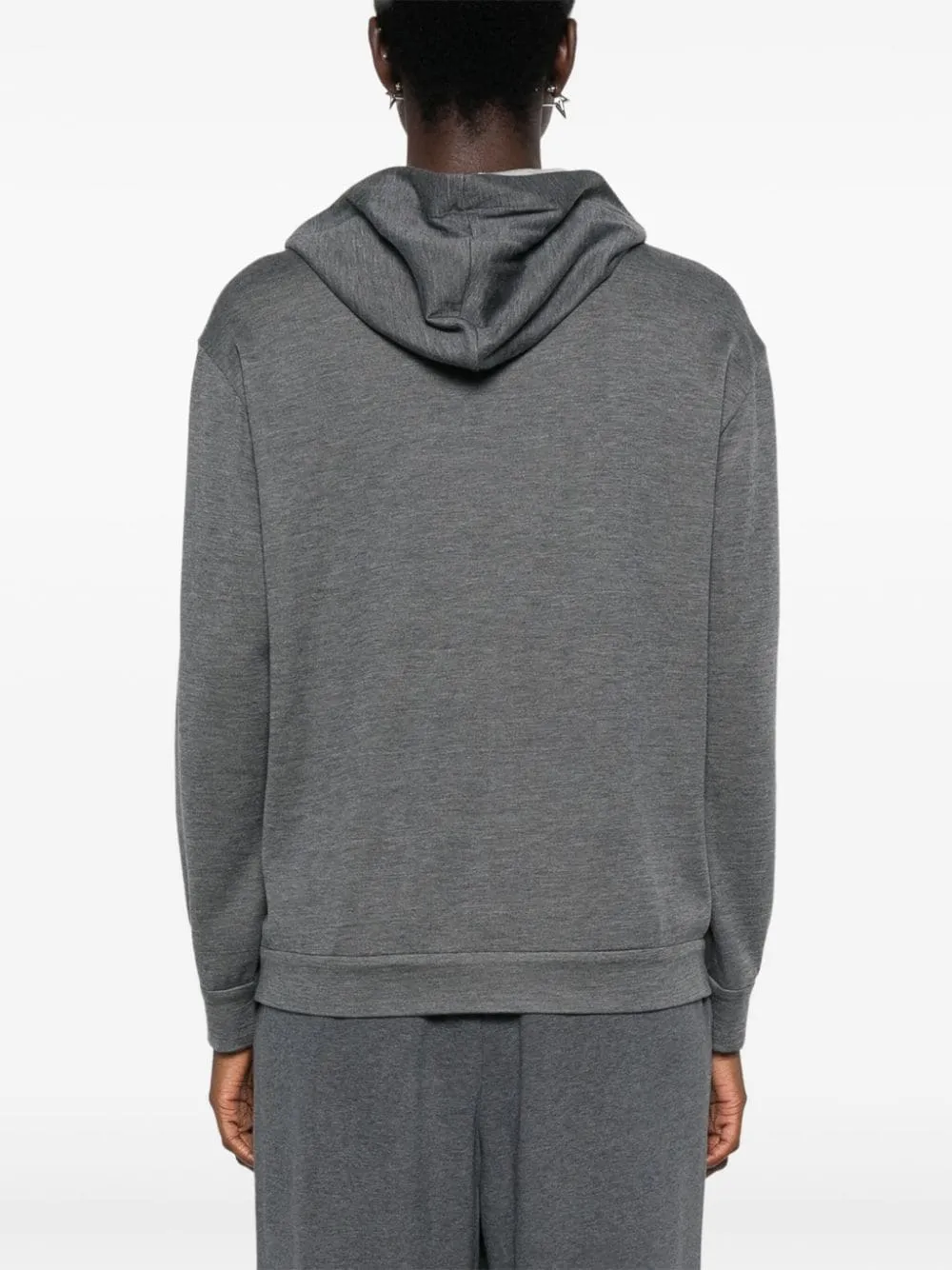 COTTON AND SILK BLEND HOODIE sold by Lord & Taylor product image thumbnail 2