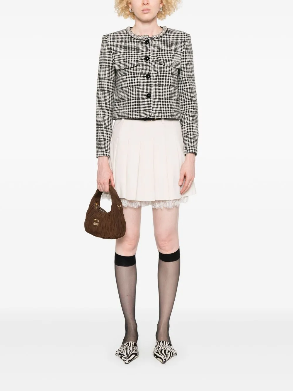 WOOL BLEND CHECKED JACKET sold by Lord & Taylor product image thumbnail 4