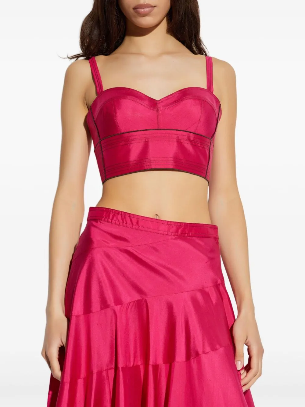 SILK BRA TOP sold by Lord & Taylor product image thumbnail 4