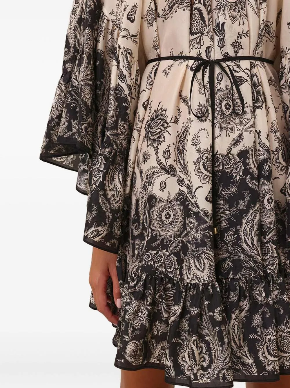 RHIANNON PRINTED SILK MINI DRESS sold by Lord & Taylor product image thumbnail 2
