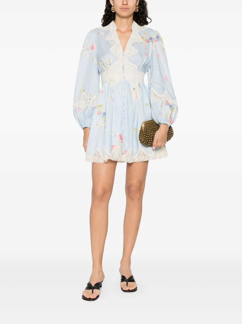 LUCKY LINEN MINI DRESS sold by Lord & Taylor product image thumbnail 2