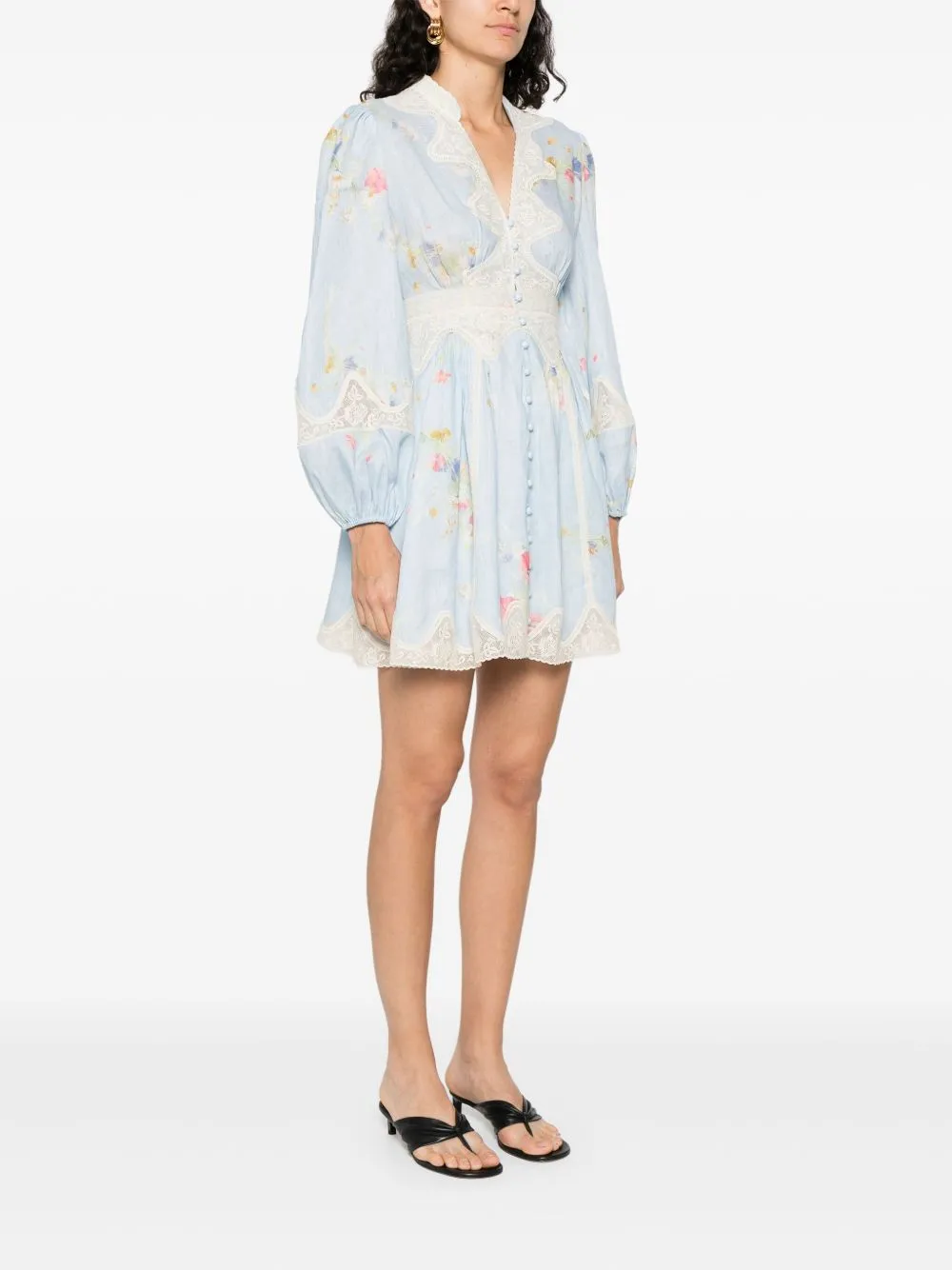 LUCKY LINEN MINI DRESS sold by Lord & Taylor product image thumbnail 3
