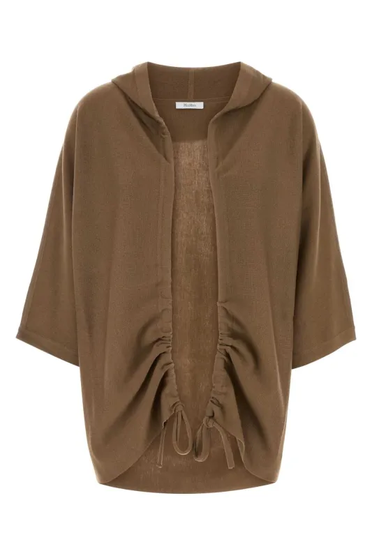 BROWN WOOL ASTER CARDIGAN sold by Lord & Taylor