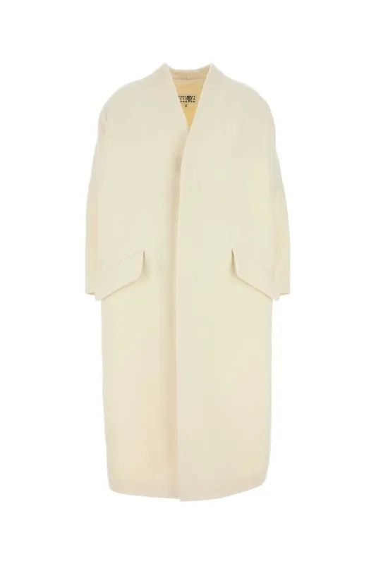 IVORY WOOL BLEND COAT sold by Lord & Taylor