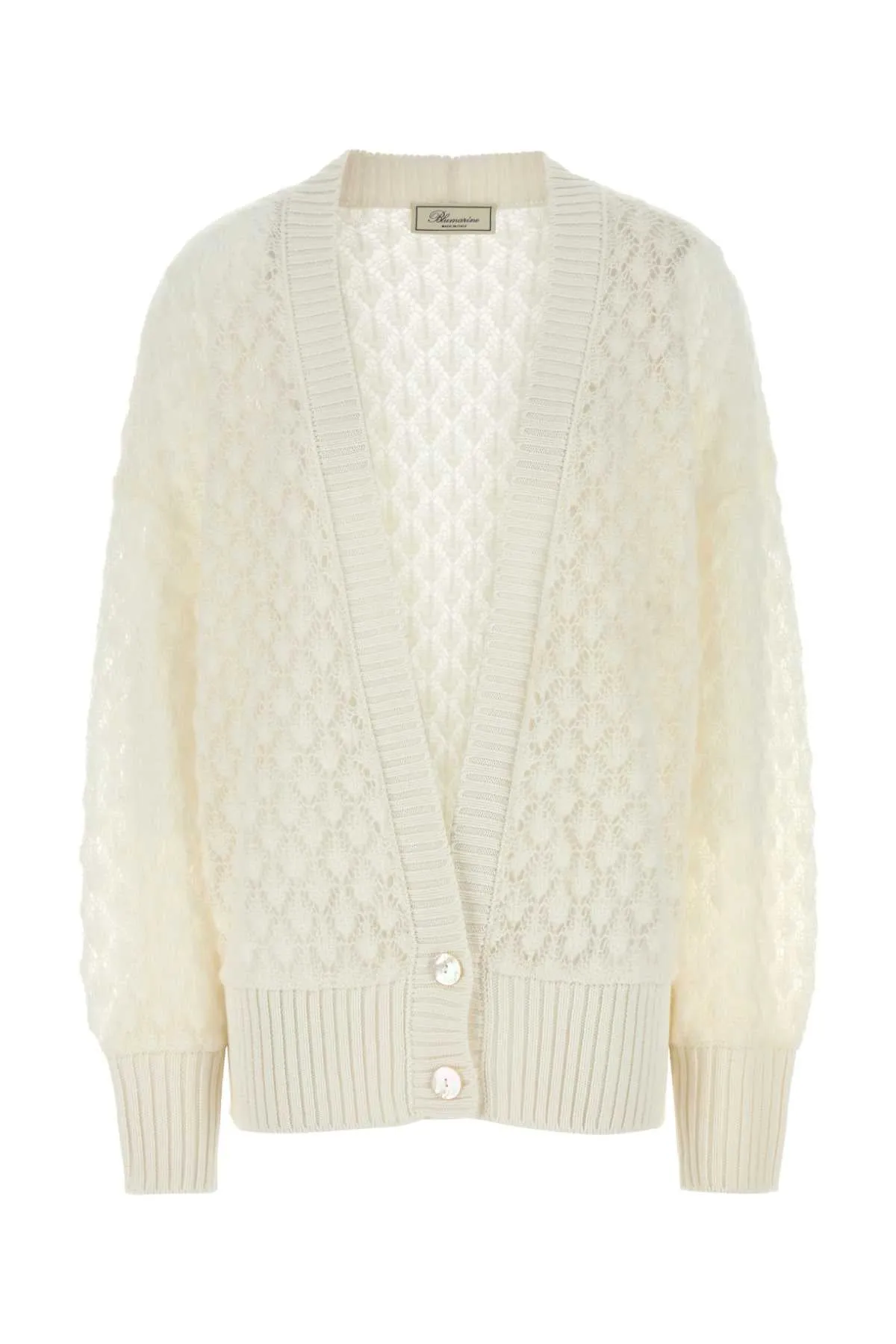 IVORY NYLON BLEND OVERSIZE CARDIGAN sold by Lord & Taylor
