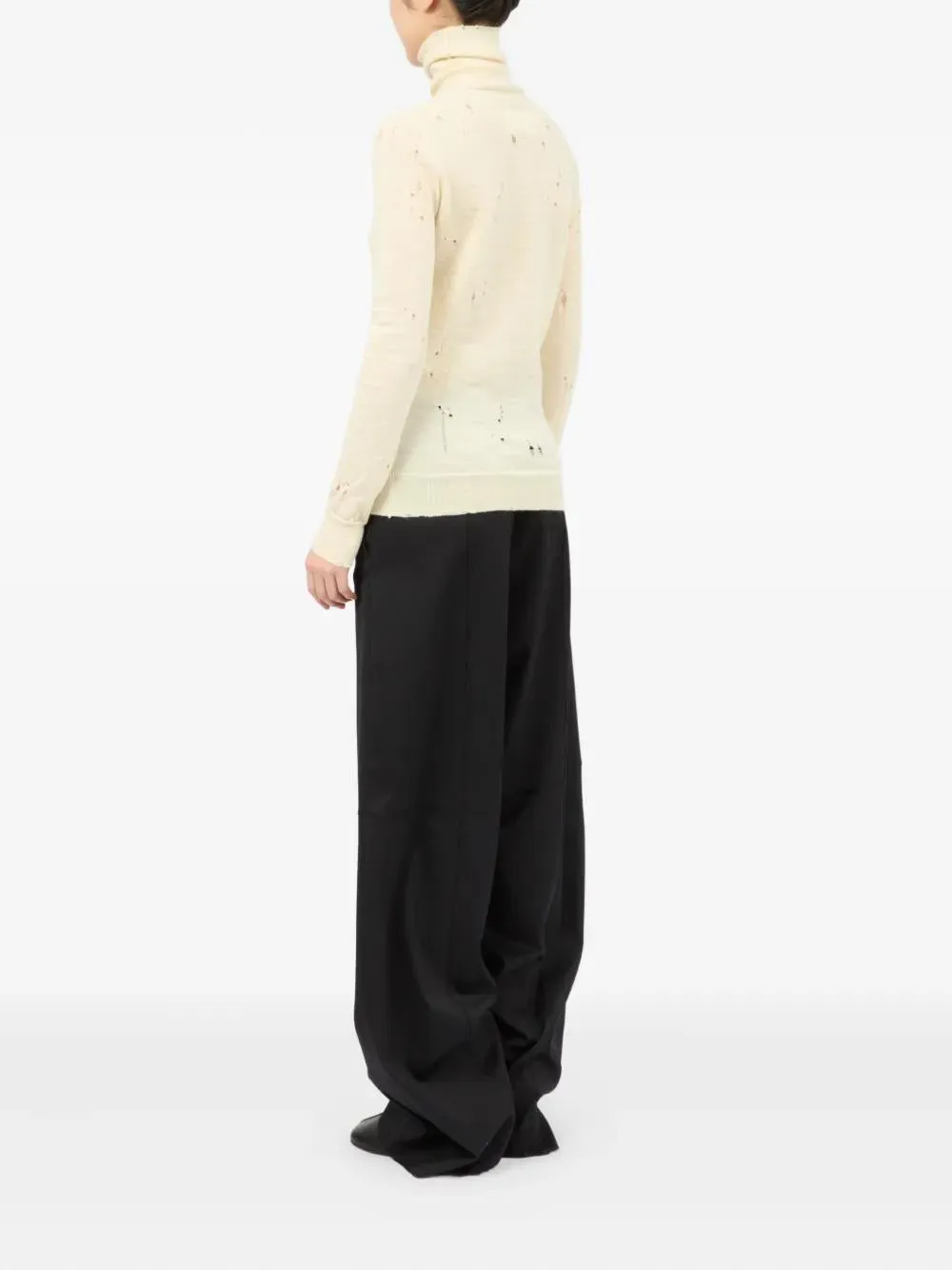 CREAM WOOL SWEATER sold by Lord & Taylor product image thumbnail 5