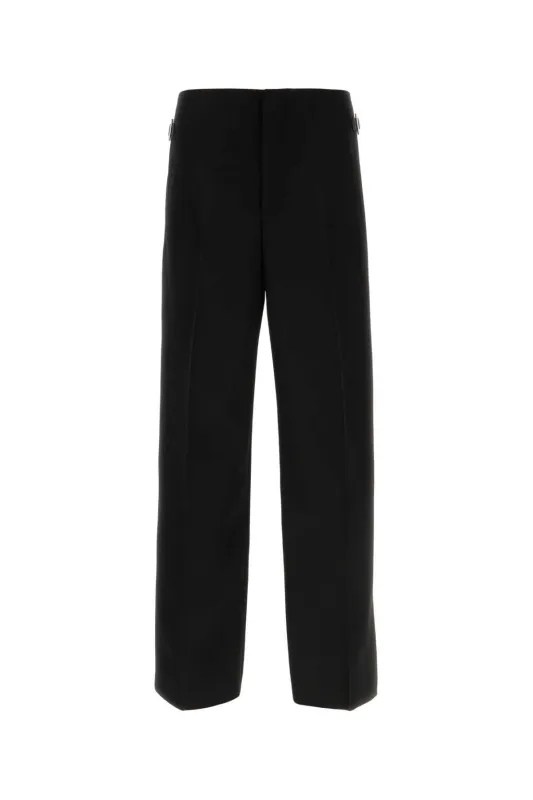 BLACK WOOL WIDE-LEG PANT sold by Lord & Taylor