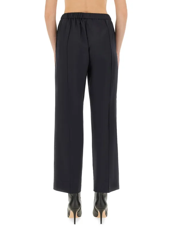 BLUE VIRGIN WOOL TROUSERS sold by Lord & Taylor