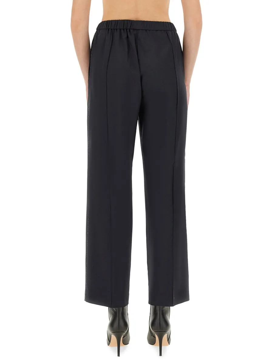 BLUE VIRGIN WOOL TROUSERS sold by Lord & Taylor