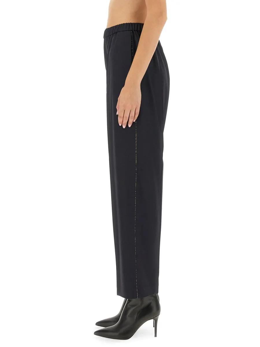 BLUE VIRGIN WOOL TROUSERS sold by Lord & Taylor product image thumbnail 4