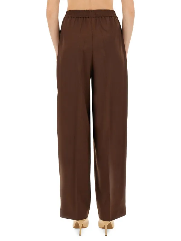 BROWN VIRGIN WOOL TROUSERS sold by Lord & Taylor