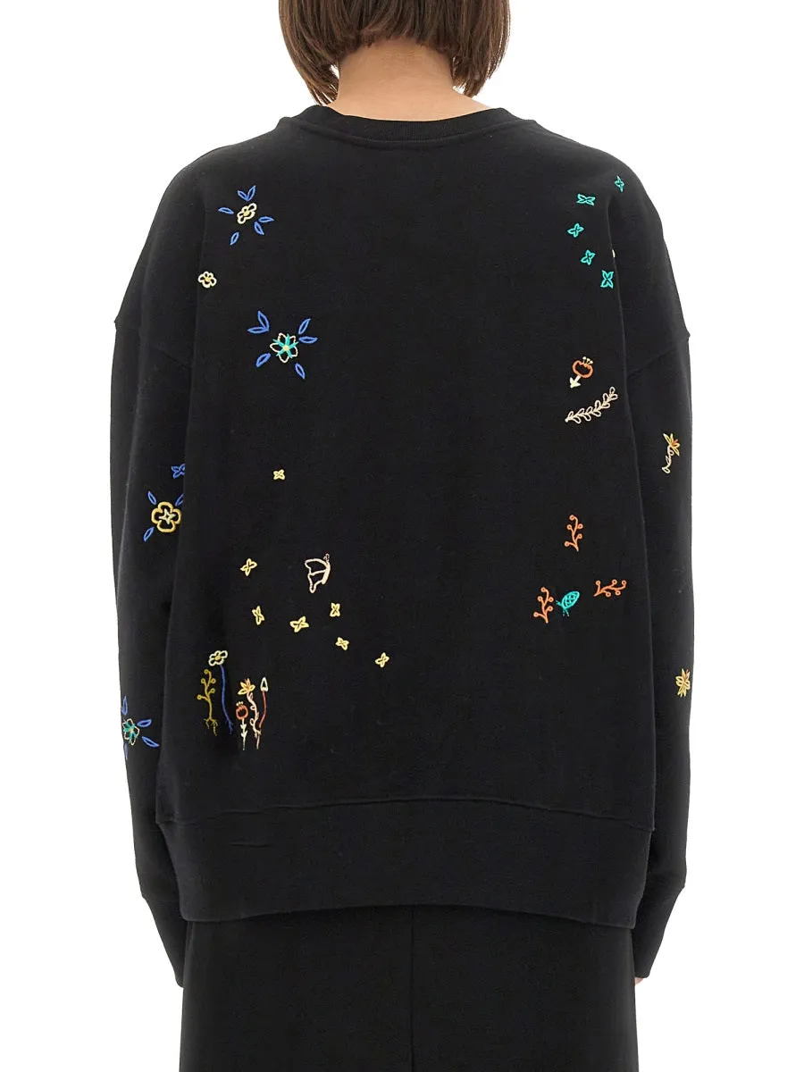 EMBROIDERED COTTON SWEATSHIRT sold by Lord & Taylor