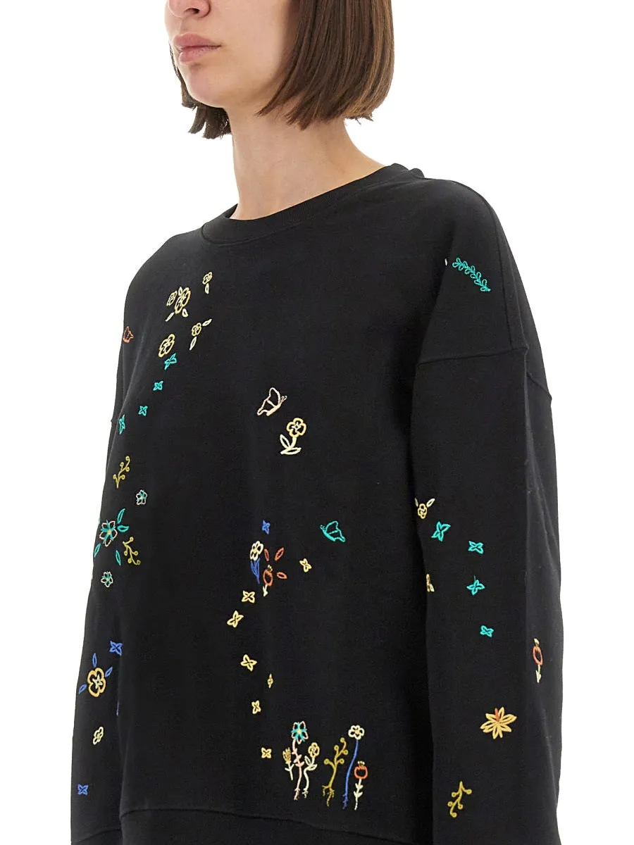 EMBROIDERED COTTON SWEATSHIRT sold by Lord & Taylor product image thumbnail 2