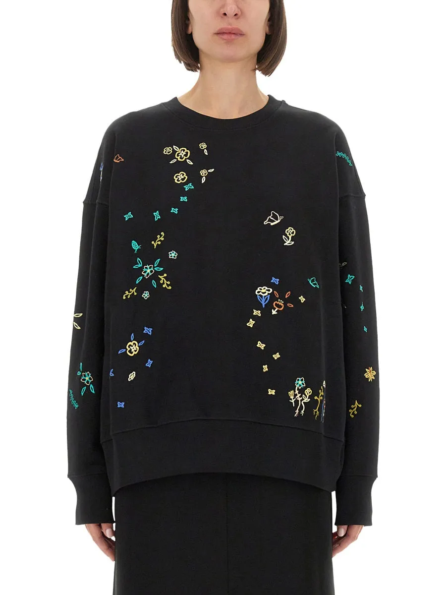 EMBROIDERED COTTON SWEATSHIRT sold by Lord & Taylor product image thumbnail 3