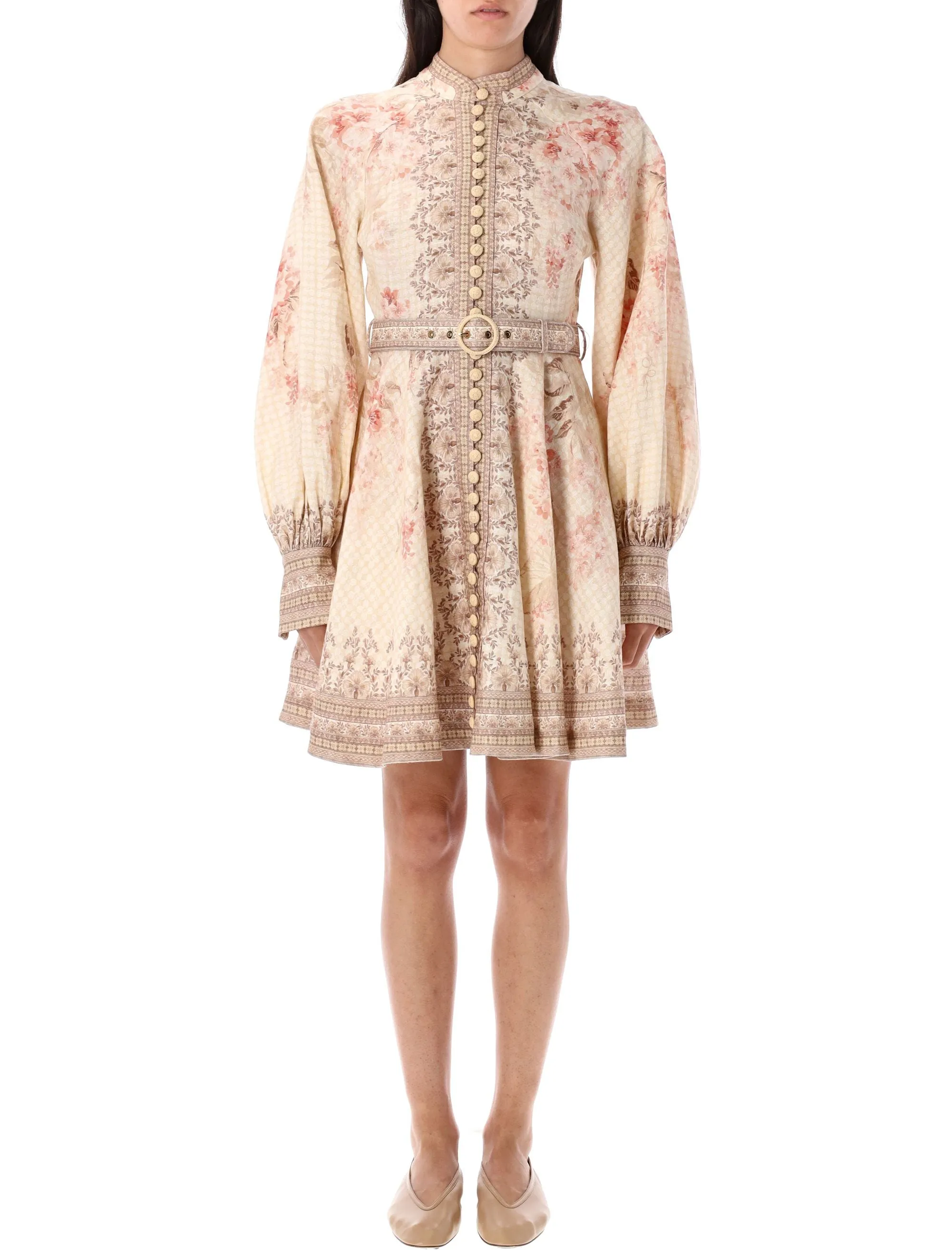 ILLUMINATE BUTTONED MINI DRESS sold by Lord & Taylor