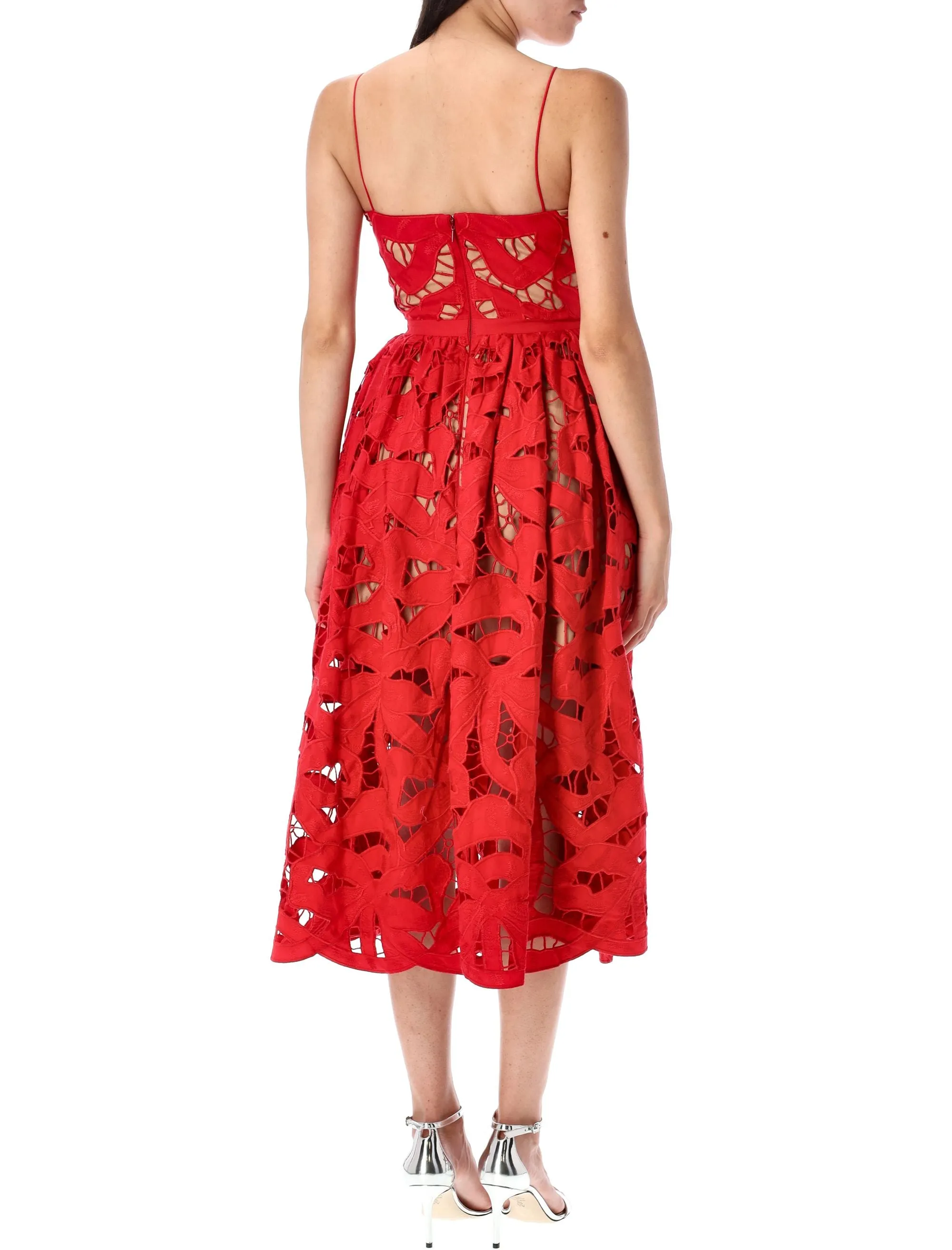BOW EMBROIDERY MIDI DRESS sold by Lord & Taylor product image thumbnail 2
