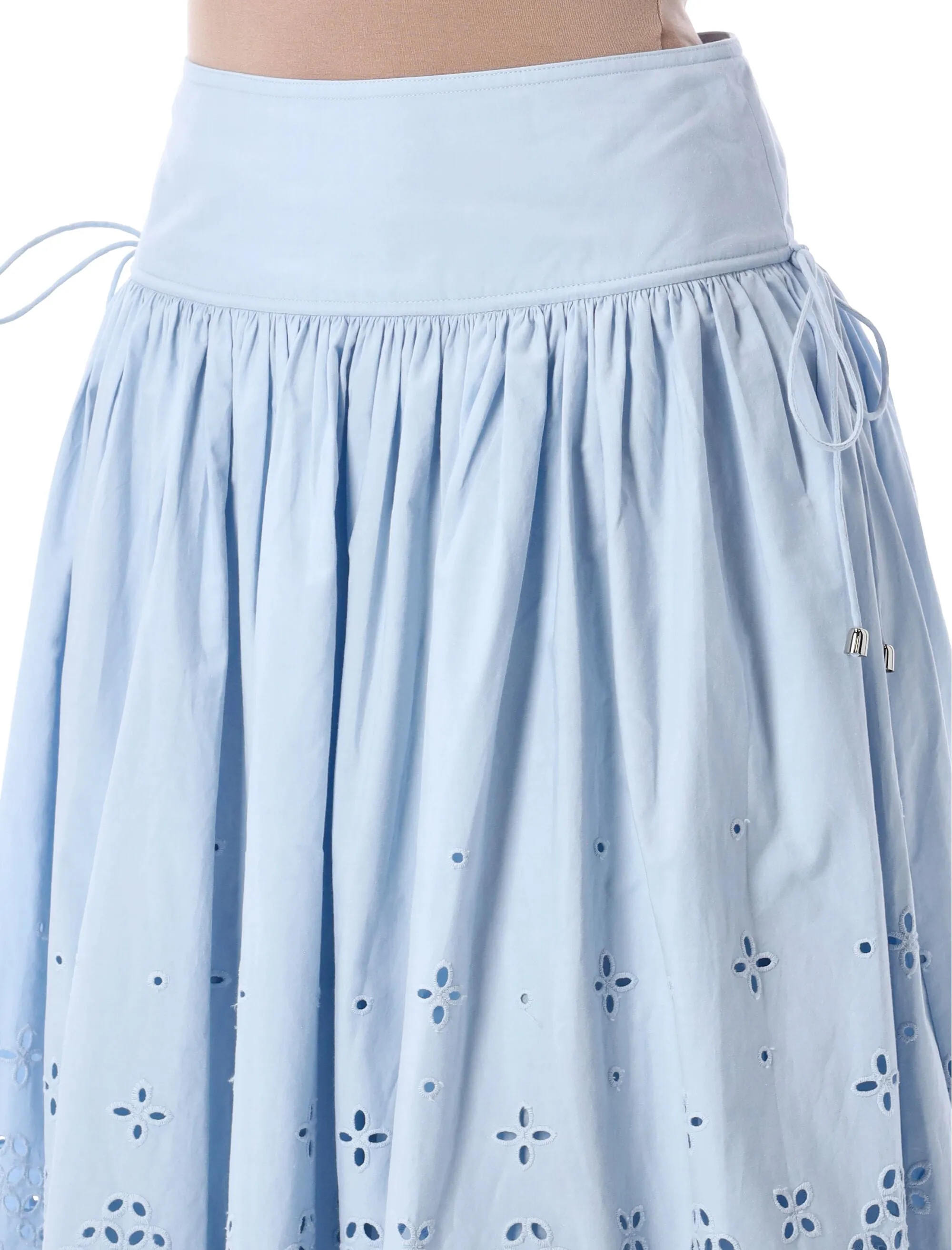 COTTON BRODERIE MIDI SKIRT sold by Lord & Taylor product image thumbnail 3