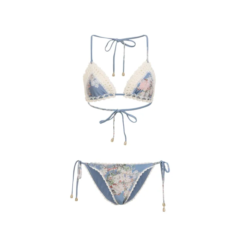 CASCADIAN CROCHET TRI BIKINI sold by Lord & Taylor