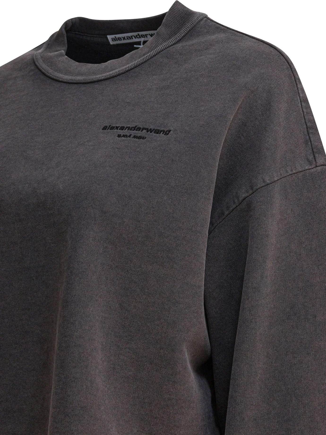 CROPPED CREWNECK SWEATSHIRT sold by Lord & Taylor product image thumbnail 4