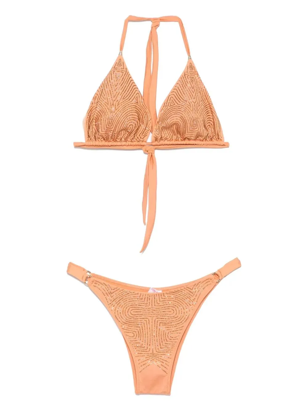 TRIANGLE BIKINI WITH RHINESTONES sold by Lord & Taylor