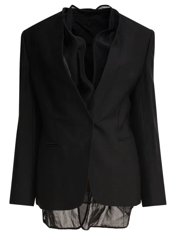 BLACK LINEN JACKET sold by Lord & Taylor