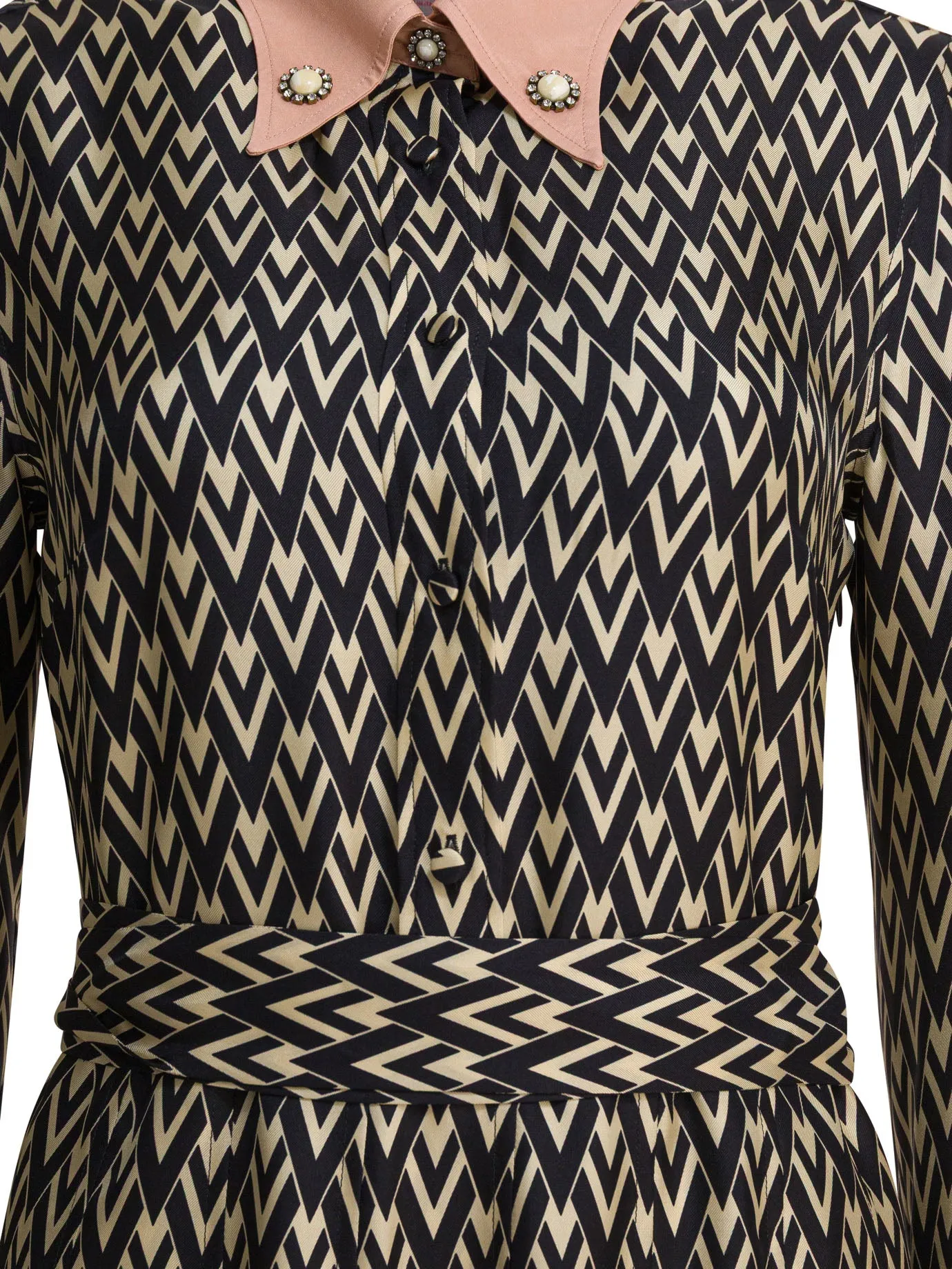 BLACK SILK DRESS sold by Lord & Taylor product image thumbnail 3