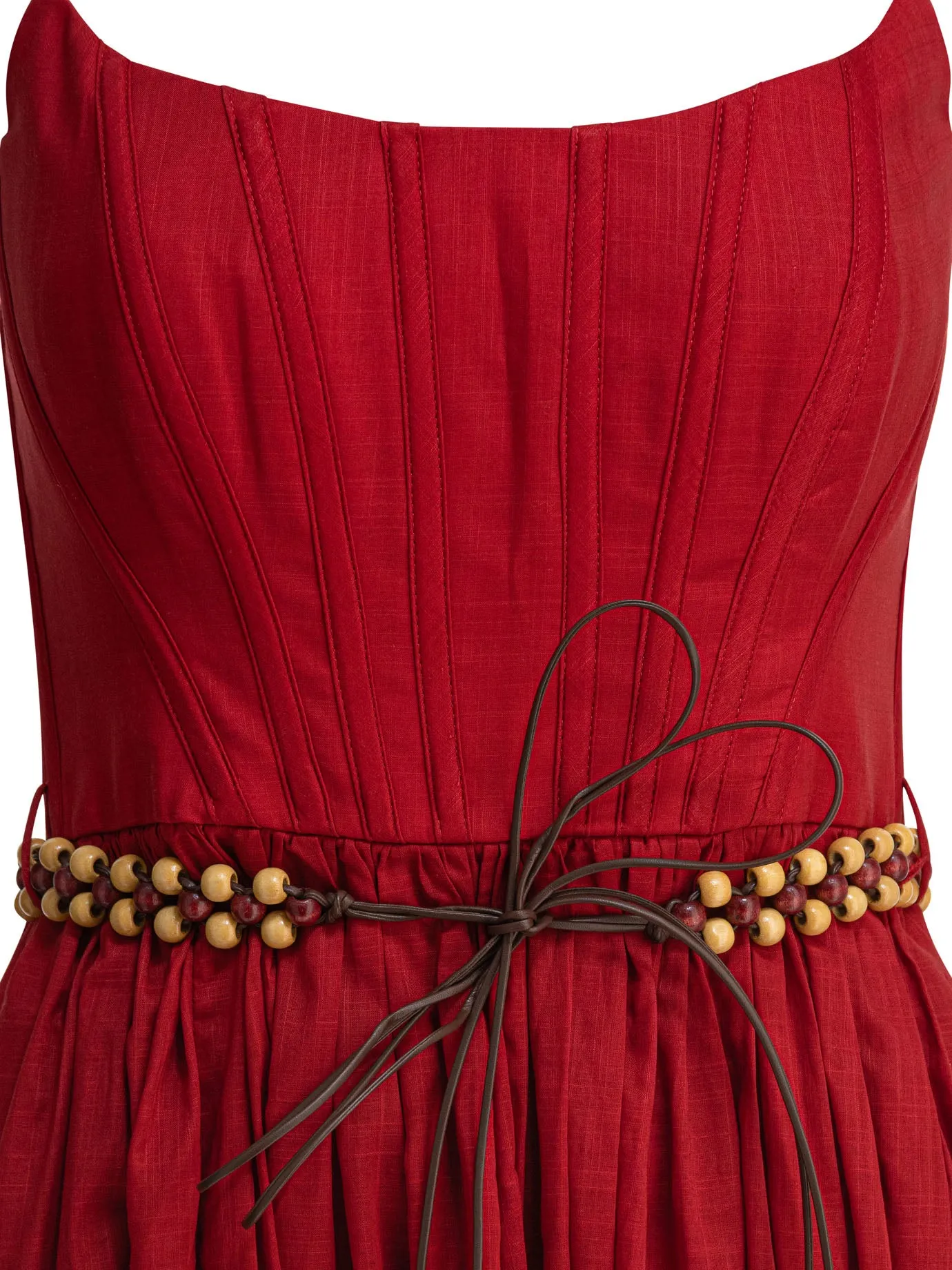 RHIANNON CORSET MIDI DRESS sold by Lord & Taylor product image thumbnail 3