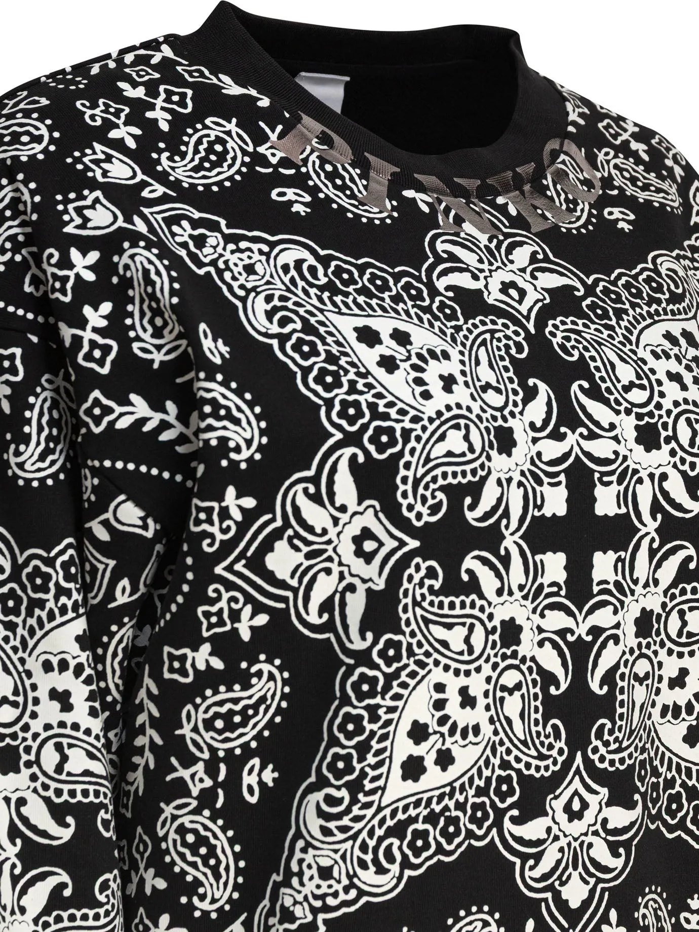 BLACK COTTON SWEATSHIRT sold by Lord & Taylor product image thumbnail 4