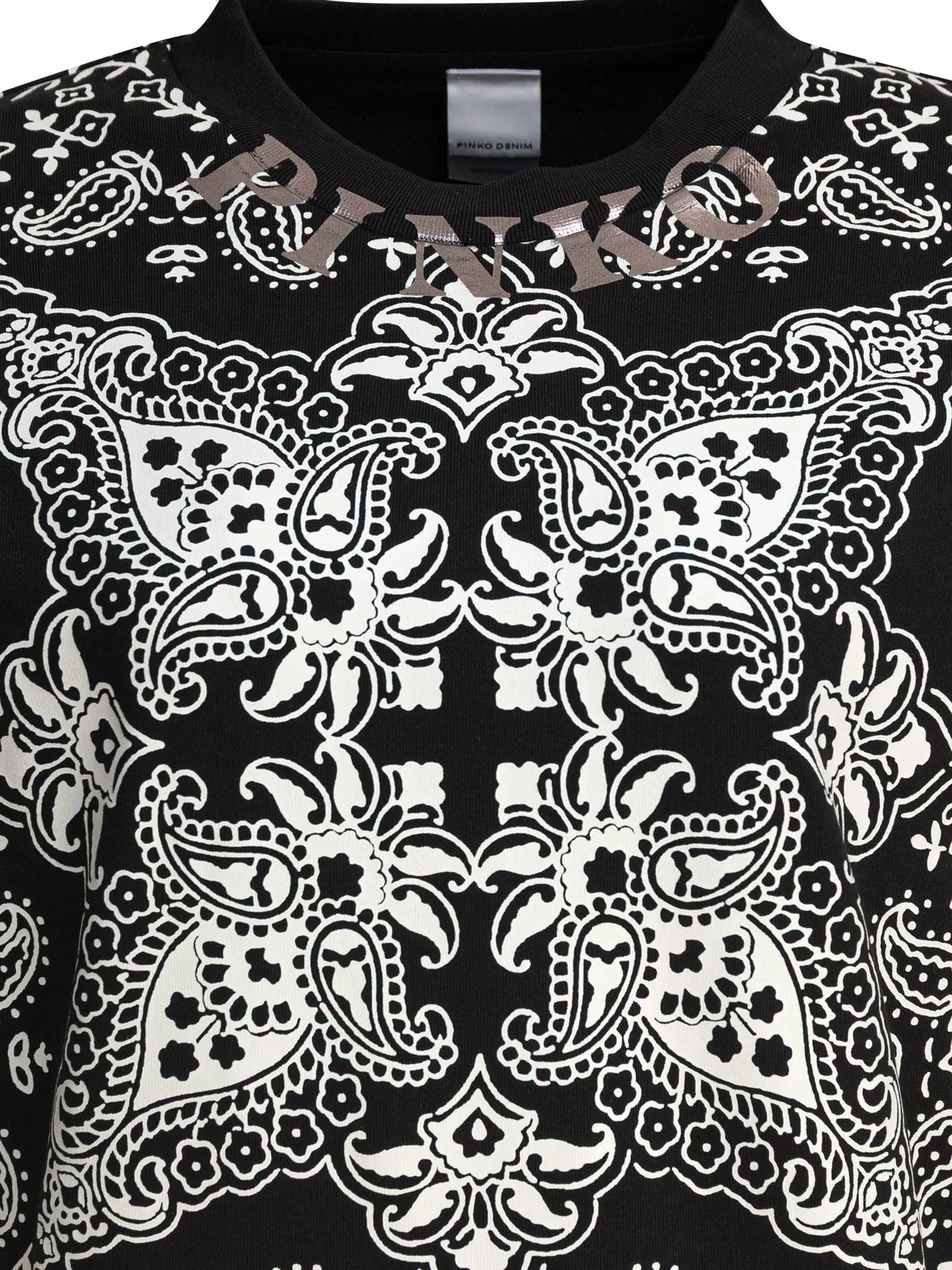 BLACK COTTON SWEATSHIRT sold by Lord & Taylor product image thumbnail 3