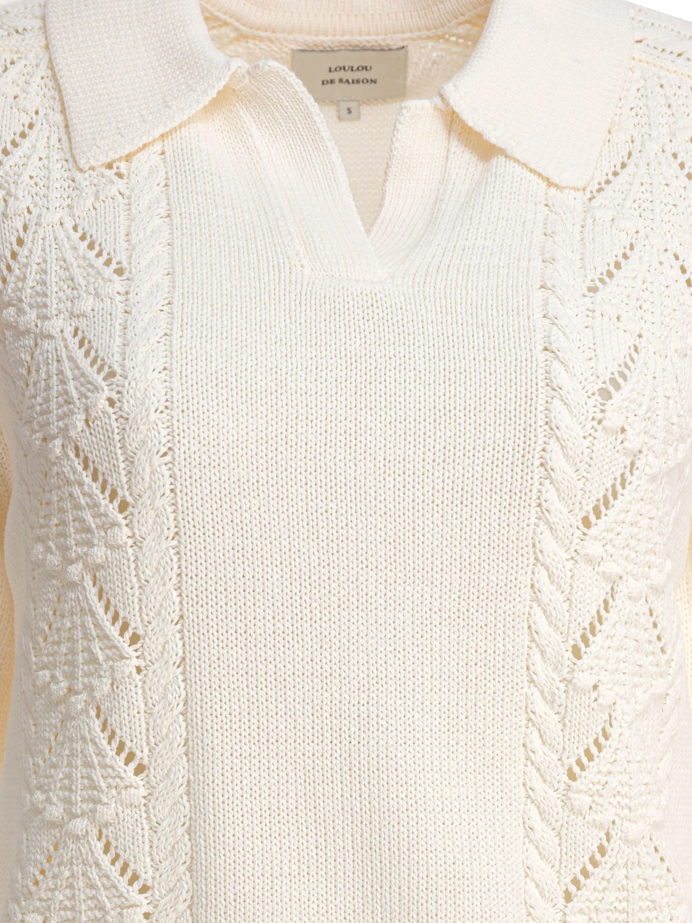 WHITE COTTON POLO SHIRT sold by Lord & Taylor product image thumbnail 3