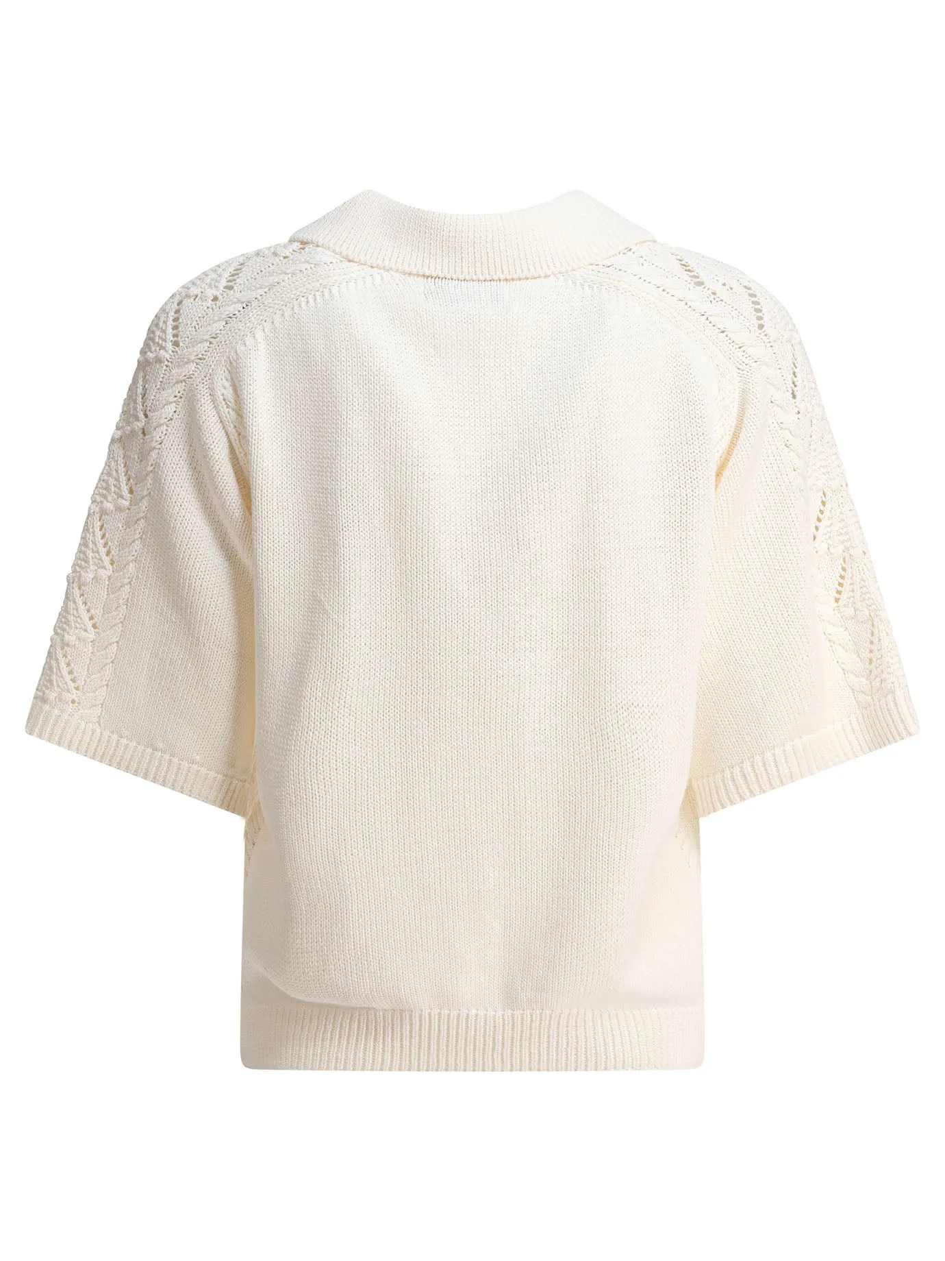 WHITE COTTON POLO SHIRT sold by Lord & Taylor product image thumbnail 2