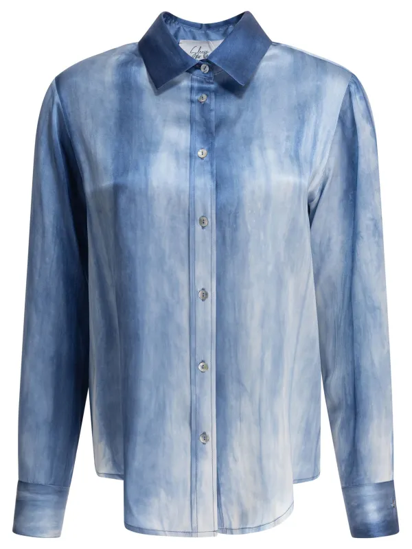 LIGHT BLUE SILK SHIRT sold by Lord & Taylor