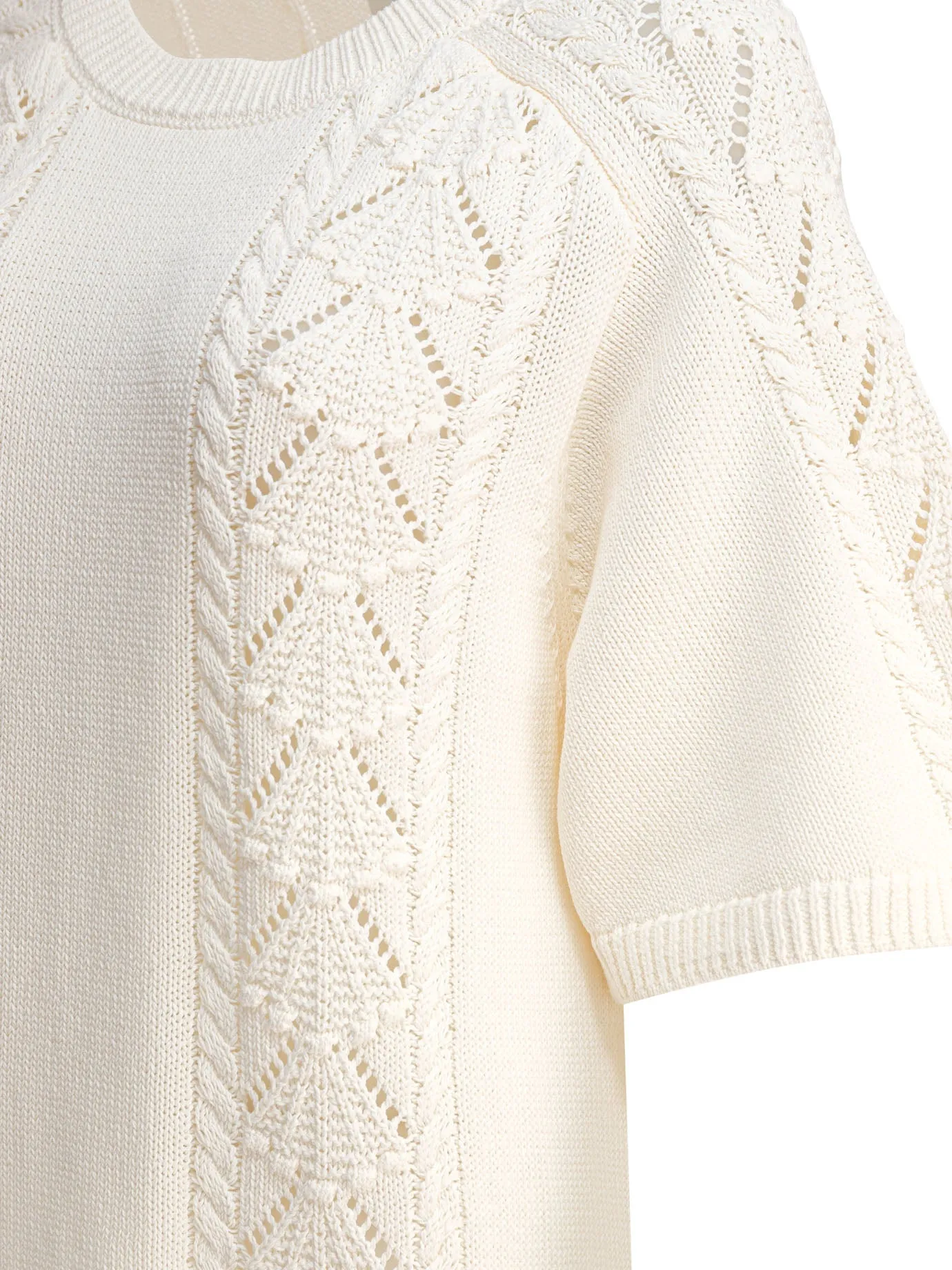 WHITE COTTON DRESS sold by Lord & Taylor product image thumbnail 4