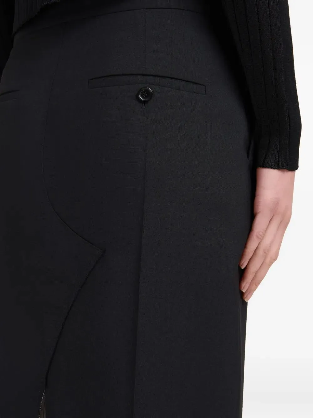 BLACK WOOL SKIRT sold by Lord & Taylor product image thumbnail 4