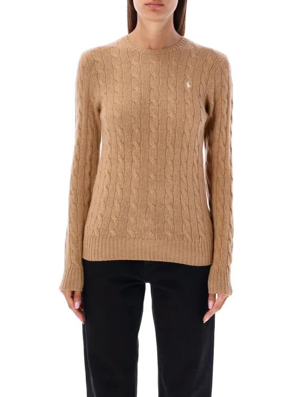 CABLE WOOL AND CASHMERE CREWNECK JUMPER sold by Lord & Taylor