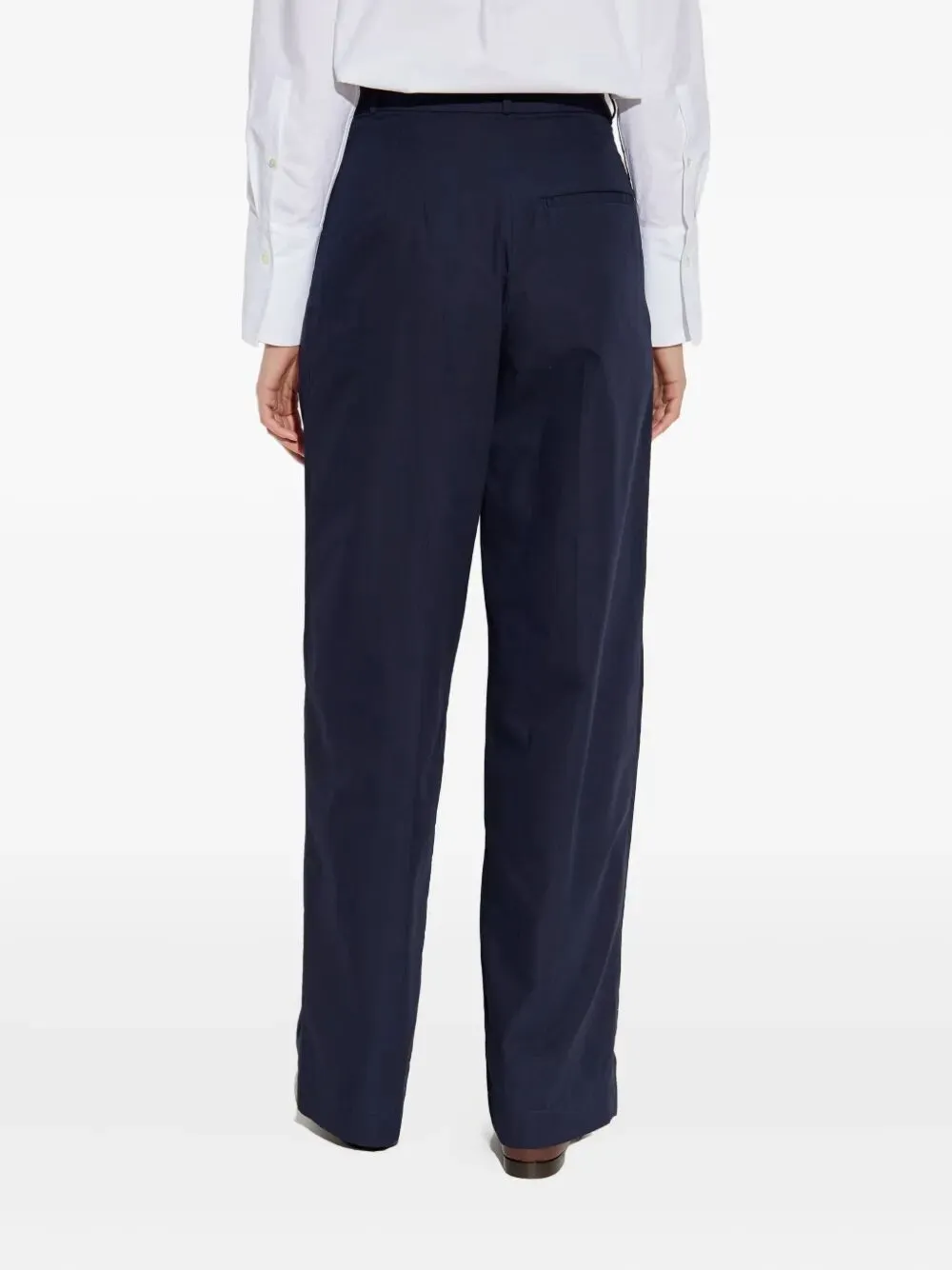 VERONICA PLEATED COTTON TROUSERS sold by Lord & Taylor product image thumbnail 4