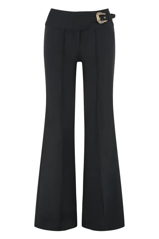 HIGH-WAIST WIDE-LEG TROUSERS sold by Lord & Taylor