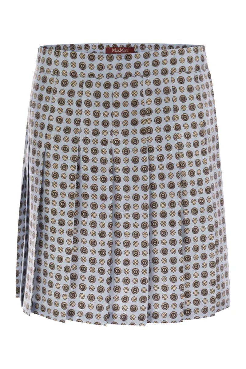 MADISON - PLEATED SILK SKIRT sold by Lord & Taylor