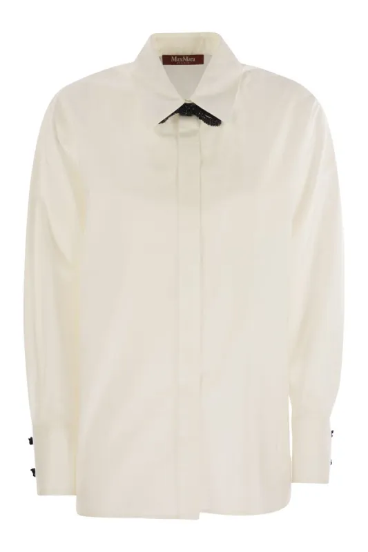 ROLL - COTTON AND SILK POPLIN SHIRT made by MaxMara