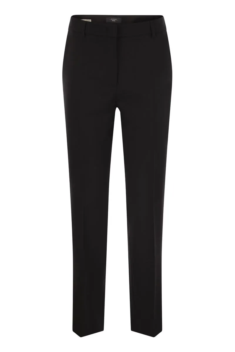 CANON - WOOL CIGARETTE TROUSERS sold by Lord & Taylor