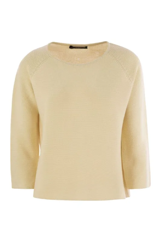ADDOTTO - COTTON YARN SWEATER sold by Lord & Taylor
