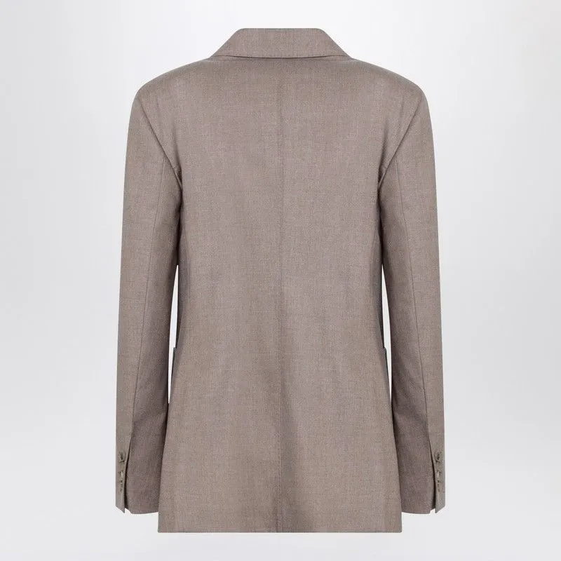 DOUBLE-BREASTED CASHMERE JACKET IN DOVE COLOR sold by Lord & Taylor product image thumbnail 2