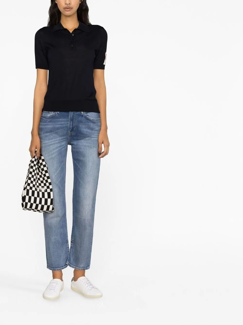 NAVY BLUE POLO IN VIRGIN WOOL sold by Lord & Taylor product image thumbnail 3