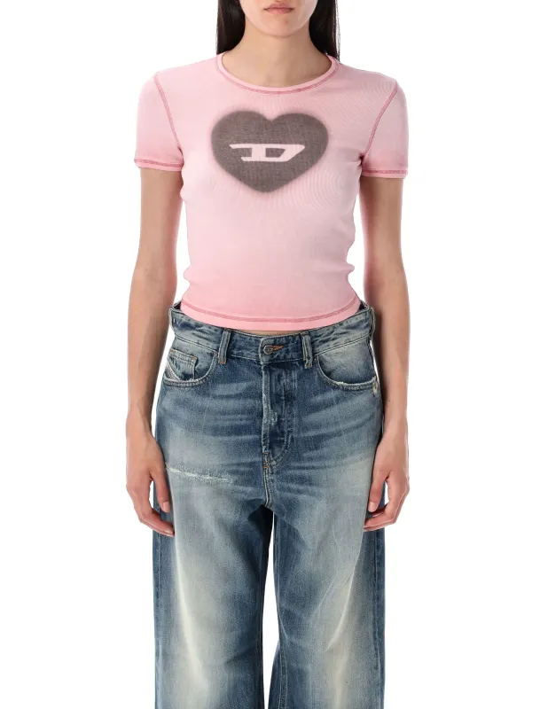 T-ELE T-SHIRT IN POWDER PINK STRETCH COTTON sold by Lord & Taylor