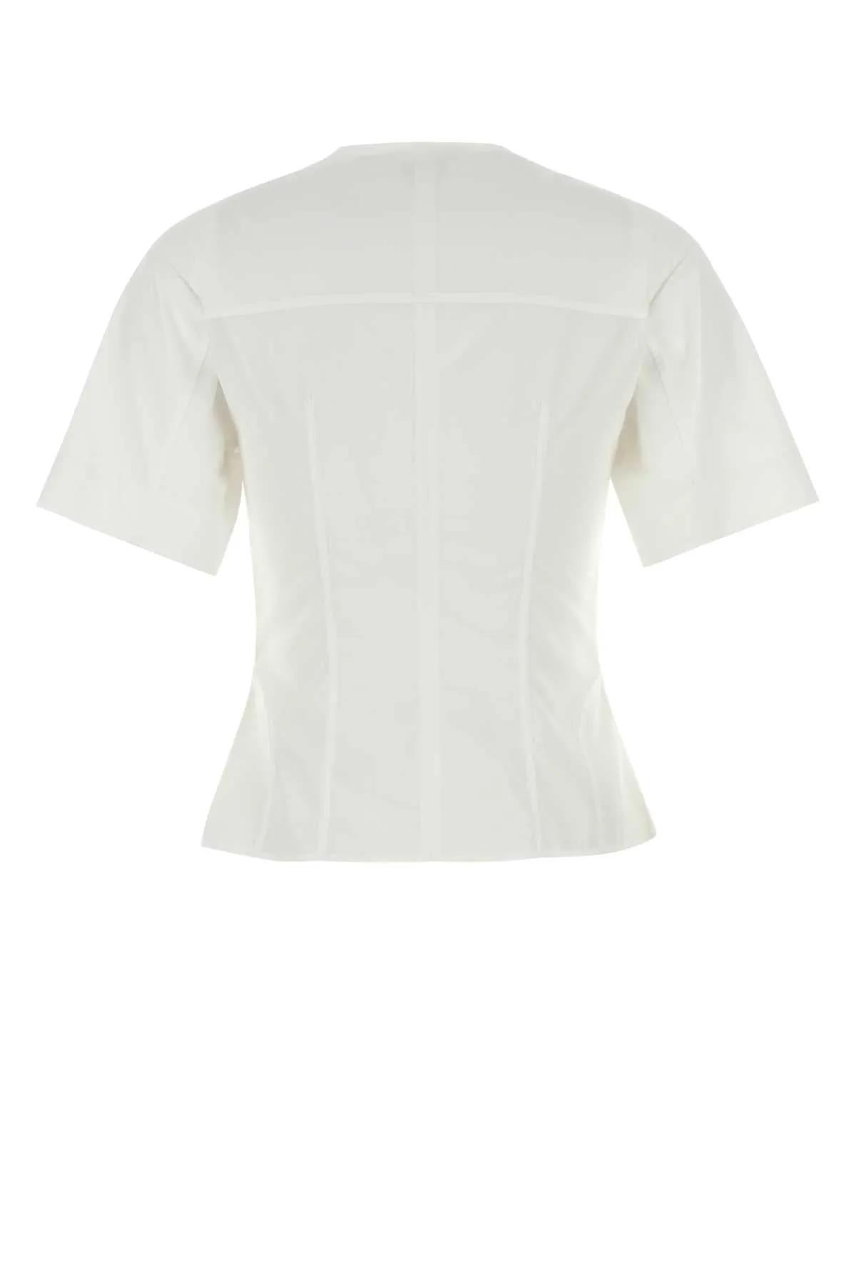 WHITE CORSET SHIRT IN POPLIN sold by Lord & Taylor product image thumbnail 2