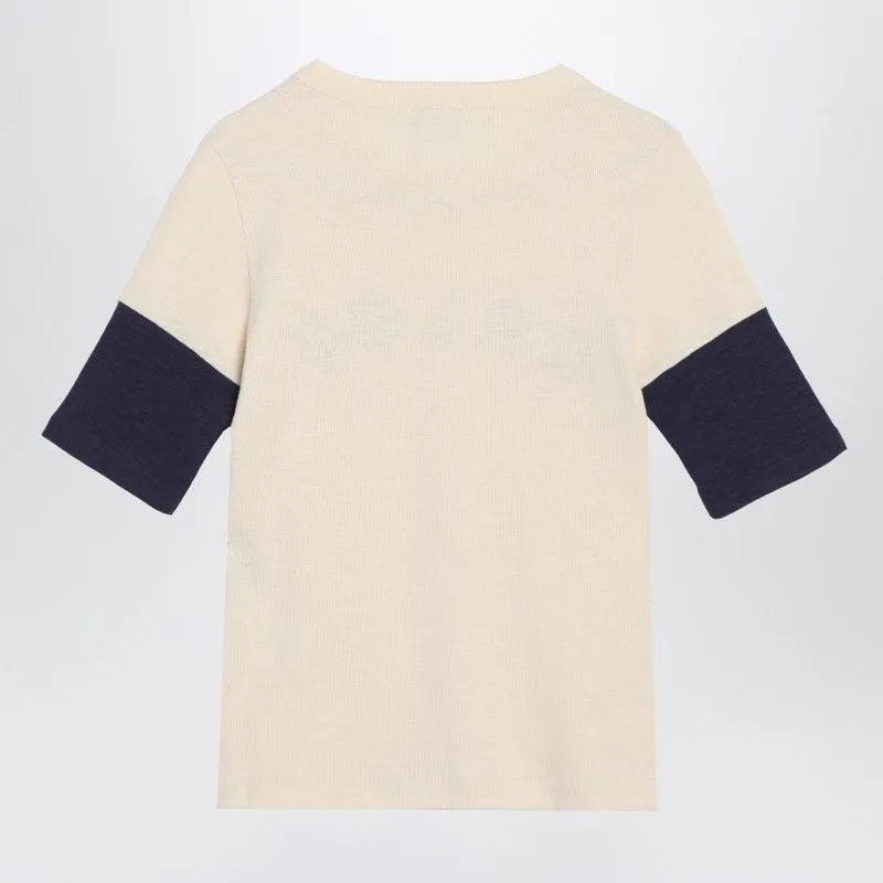 WOOL AND COTTON T-SHIRT WITH LOGO sold by Lord & Taylor product image thumbnail 2