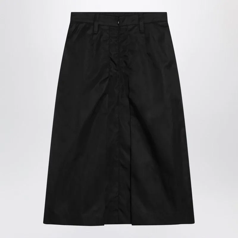 FLARED BLACK SKIRT IN RE-NYLON sold by Lord & Taylor product image thumbnail 2
