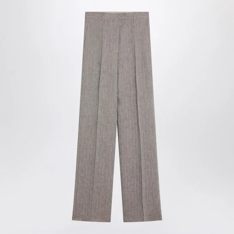 BEIGE STRAIGHT LINEN PANTS sold by Lord & Taylor