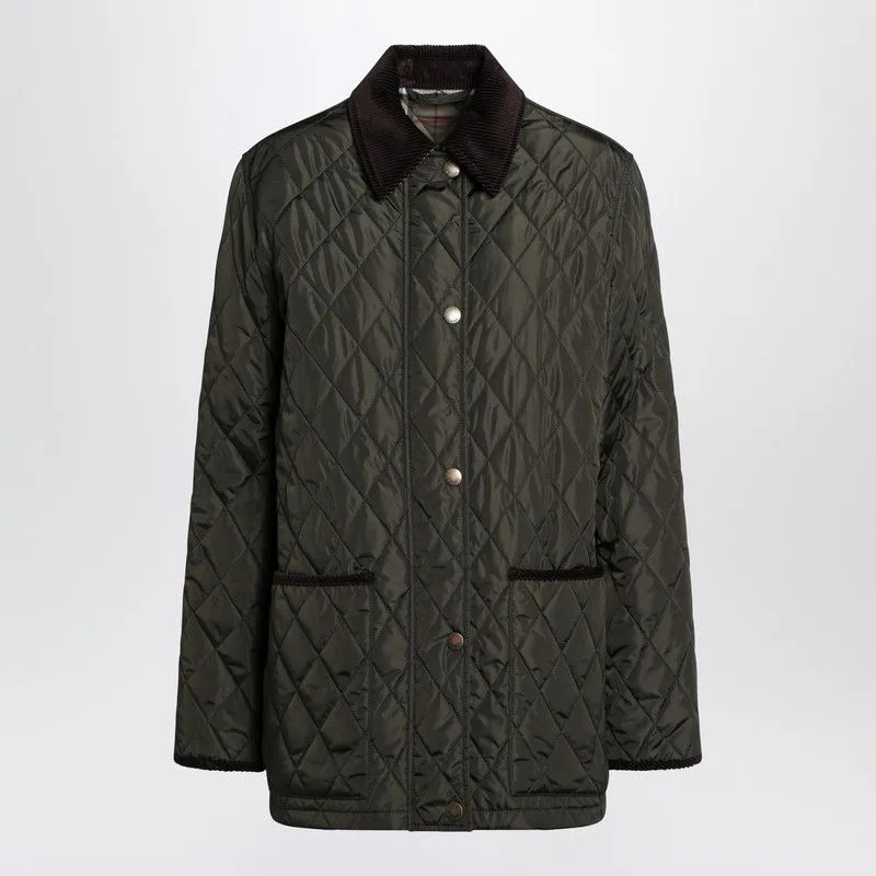 DARK GREEN QUILTED COUNTRY JACKET sold by Lord & Taylor